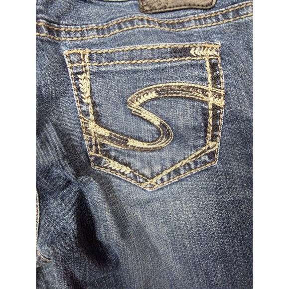 Silver Jeans Aiko Mid Boot Embroidered 29x33 CA00508 - Picture 11 of 16